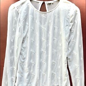 FREE PEOPLE sheer bodysuit